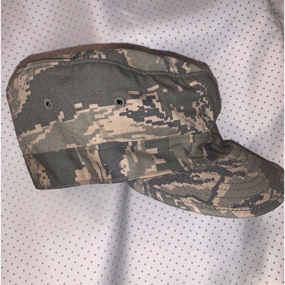 Air Force Camouflage Pattern Utility Cap, Size 6 3/4 - Picture 6 of 7
